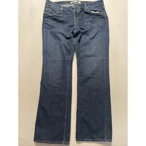 Vintage Y2K Gap Women's Boy Cut Button Fly Blue Jeans Size 14 Medium